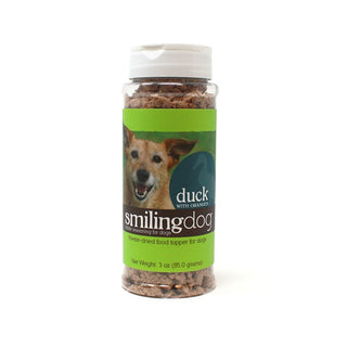 Herbsmith Smiling Dog Kibble Seasoning Freeze-Dried Duck with Oranges Dog Food Topper