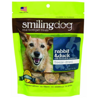 Herbsmith Smiling Dog Rabbit & Duck Freeze Dried Dog Treats