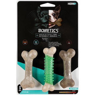 Hero Bonetics 3-Pack Chew Combo Dog Chew Toys for Small Dogs