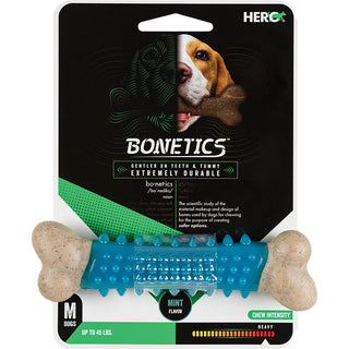 Hero Bonetics Dental Bone Dog Chew Toy, Mint Flavor, Medium