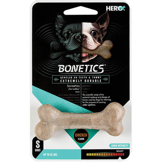 Hero Bonetics Femur Bone Dog Chew Toy, Chicken Flavor, Small