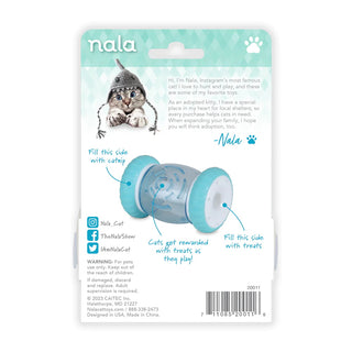 Hero Nala's Treat Wheelie Catnip & Treat Dispensing Cat Toy, Blue