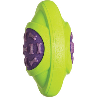 Hero Outer Armor Football Dog Toy, Purple, Large