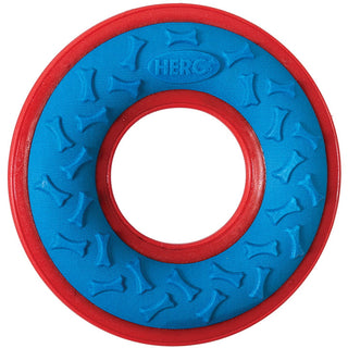 Hero Outer Armor Large Ring Dog Toy, Blue