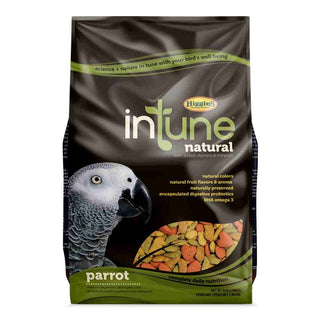 Higgins InTune Natural Parrot Bird Food, 3 lb Bag