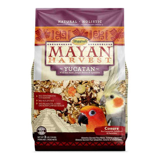 Higgins Mayan Harvest Yucatan for Small Hookbills Bird Food, 3-lb Bag