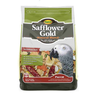 Higgins Safflower Gold Parrot Bird Food, 3 lb