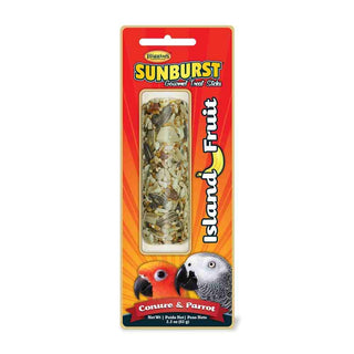 Higgins Sunburst Island Fruit Gourmet Treat Stick for Conure and Parrot