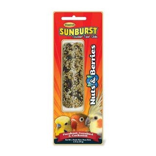 Higgins Sunburst Nut & Berry Gourmet Treat Stick for Parakeet, Lovebird and Cockatiel