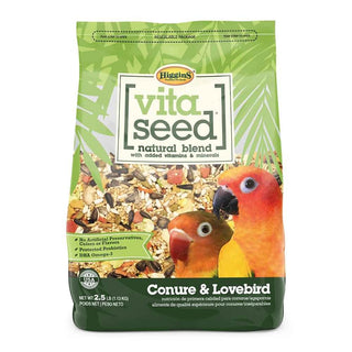 Higgins Vita Seed Conure & Lovebird Food, 2.5-lb Bag