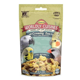 Higgins Worldly Cuisines Creamy Zen Prepare-At-Home Bird Food Snack, 2-oz Bag