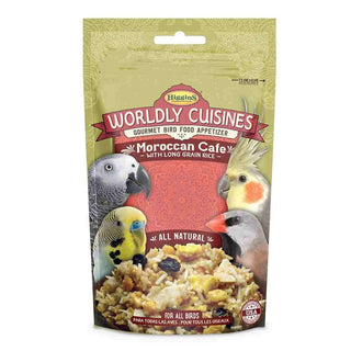 Higgins Worldly Cuisines Moroccan Cafe Prepare-At-Home Bird Food Snack, 13-oz Bag