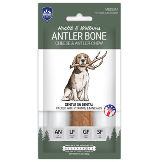 Himalayan Pet Supply Antler Bone Dog Chew, Medium, 3.25-oz