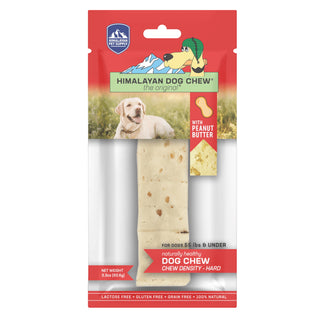 Himalayan Pet Supply Cheese Dog Chew Peanut Butter Flavor Dog Treat, Large