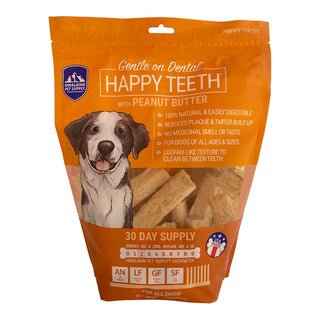 Himalayan Pet Supply Daily Dental Peanut Butter Flavor Dog Treats, 30 count