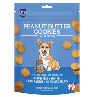 Himalayan Pet Supply Peanut Butter Cookies Crunchy Dog Treats, 14-oz bag