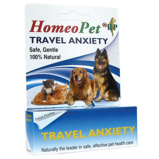 HomeoPet Travel Anxiety Relief Remedy for Dogs and Cats