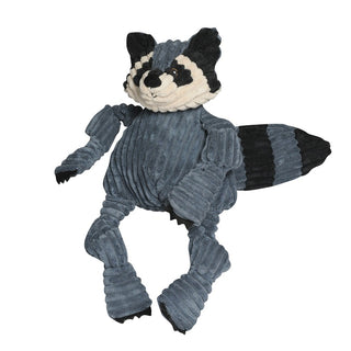 HuggleHounds Knotties Raccoon Dog Toy, Large