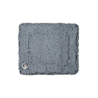 HuggleHounds HuggleFleece Mat Dog Bed in Gray, Small