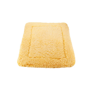 HuggleHounds HuggleFleece Mat Dog Bed in Natural, Small