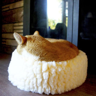 HuggleHounds HuggleSnuggler HuggleFleece Cat Bed