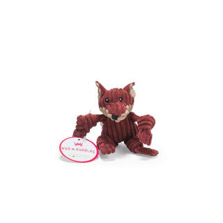 HuggleHounds Sly Fox Knottie Dog Toy, Wee Size