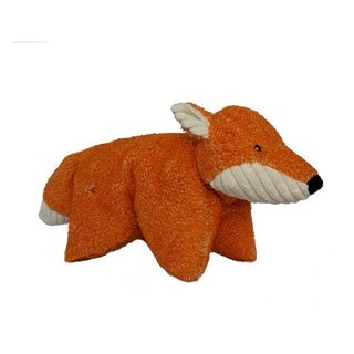 HuggleHounds Squooshie Fox Plush Dog Toy