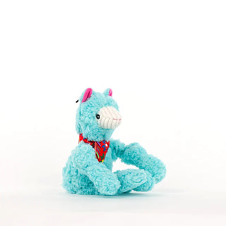 HuggleHounds Wild Things Llama Knottie Dog Toy, Small