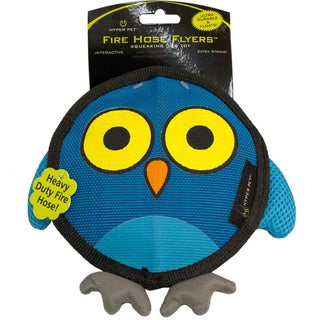 Hyper Pet Firehose Flyers Owl Dog Toy