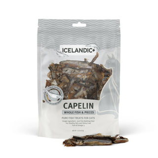 Icelandic+ Capelin Whole Fish & Pieces Cat Treats, 1.5-oz Bag