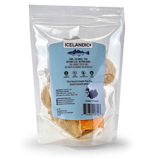 Icelandic Plus Cod Chips Pure Fish Treats for Dogs, 2.5-oz Bag