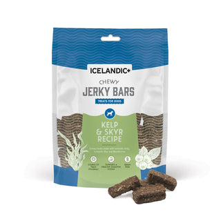 Icelandic+ Kelp & Skyr Chewy Jerky Bars Dog Treats, 2.5-oz Bag