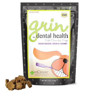 In Clover Grin Dental Health Soft Chews for Dogs