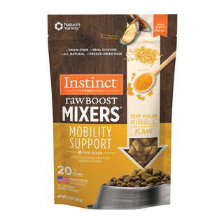 Instinct Freeze-Dried Raw Boost Mixers Mobility Support Dog Food Topper, 5.5-oz Bag