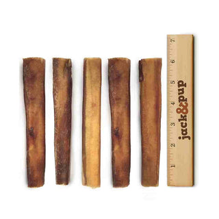 Jack & Pup 6 Bully Sticks for Dogs, Package of 5