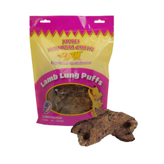 Jones Naturals Lamb Lung Puffs Dog Treats