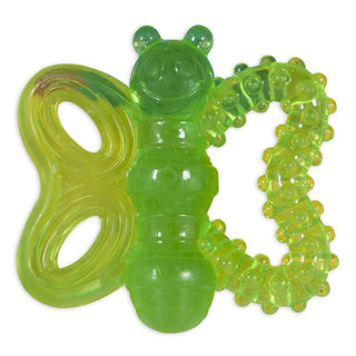 JW Butterfly Puppy Teether Chew Toy, Colors Vary