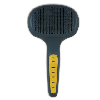 JW Gripsoft Self-Cleaning Slicker Brush for Dogs, Large