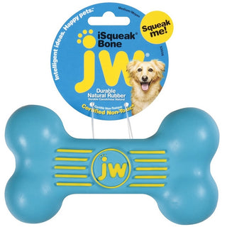 JW Pet iSqueak Bone Dog Toy, Medium