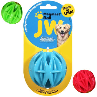 JW Pet Megalast Ball Dog Toy, Medium