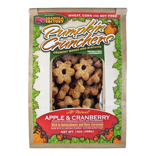 K9 Granola Factory Pumpkin Crunchers Apple & Cranberry Dog Treats