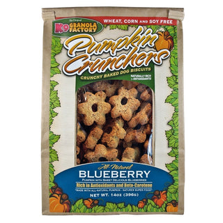 K9 Granola Factory Pumpkin Crunchers with Blueberries Dog Treats