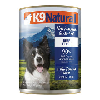 K9 Natural Beef Feast Canned Dog Food, 13-oz, Case of 12