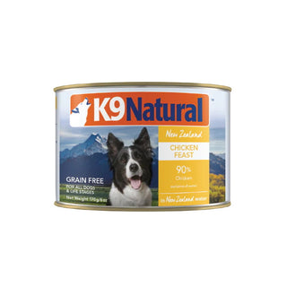 K9 Natural Chicken Feast Canned Dog Food, 6-oz, Case of 12