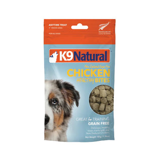 K9 Natural Chicken Healthy Bites Freeze-Dried Dog Treats, 1.76-oz Bag