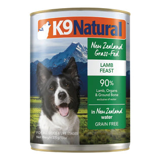 K9 Natural Lamb Feast Canned Dog Food, 13-oz, Case of 12