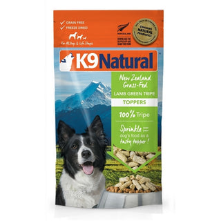 K9 Natural Lamb Green Tripe Feast Freeze-Dried Dog Food Topper, 5-oz bag