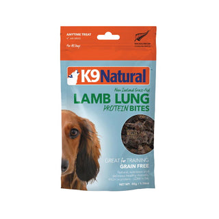 K9 Natural Lamb Lung Protein Bites Air-Dried Dog Treats, 1.7-oz Bag