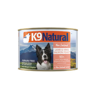 K9 Natural Lamb & King Salmon Feast Canned Dog Food, 6-oz, Case of 12