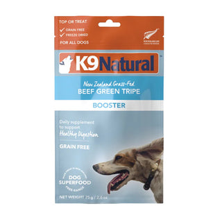 K9 Natural Beef Green Tripe Freeze-Dried Booster, 2.6-oz Bag